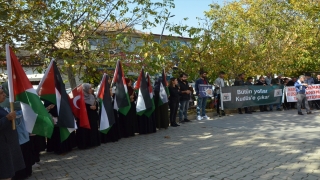 Kahramanmaraş’ta Filistin’e destek gösteri düzenlendi