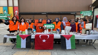 Kahramanmaraş’ta KADEM üyeleri İsrail’in Gazze’ye saldırılarını protesto etti