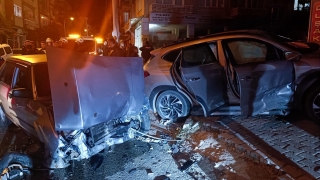 Isparta’daki trafik kazasında 2 kişi yaralandı