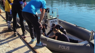 Antalya’da falezlerden düşen kadın ekipler tarafından kurtarıldı