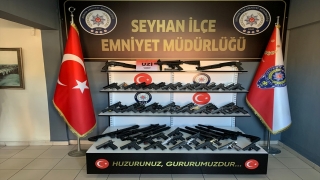 Adana’da polisin uygulamalarında ruhsatsız 71 silah ele geçirildi