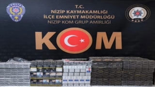 Gaziantep’te 2 bin 14 paket gümrük kaçağı sigara ele geçirildi