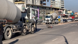 Mersin’de beton mikserin çarptığı motosiklet sürücüsü öldü