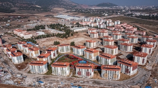 İslahiye’deki deprem konutları havadan görüntülendi