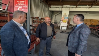 Kemer Kaymakamı Solmaz’dan sanayi esnafına ziyaret