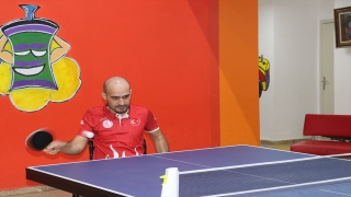 Maganda kurşunuyla engelli kalan Abdullah’ın hedefi masa tenisinde milli takım