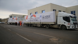 Depremzedeler için Azerbaycan’dan gönderilen yardım malzemeleri Kahramanmaraş’a ulaştı