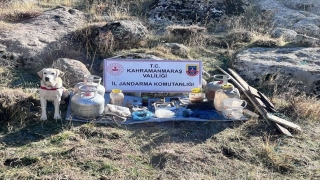 Kahramanmaraş’ta terör operasyonunda yaşam malzemeleri ele geçirildi