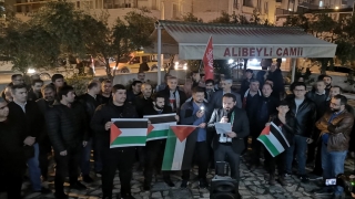 Osmaniye’de TÜGVA üyeleri, İsrail’in Filistin’e yönelik saldırılarını protesto etti