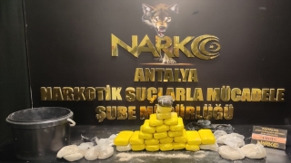 Antalya’da 15 kilogram eroin ele geçirildi