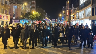 Hatay’da İsrail’in Gazze’ye saldırıları protesto edildi