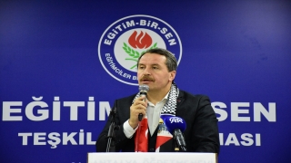 MemurSen ve Eğitim BirSen Genel Başkanı Yalçın Antalya’da konuştu: