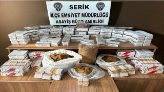 Serik’te 23 bin 930 makaron ele geçirildi