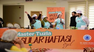 65 yaş üstü büyükler, kendi yetiştirdikleri mahsuller ile yemek yarışması düzenledi