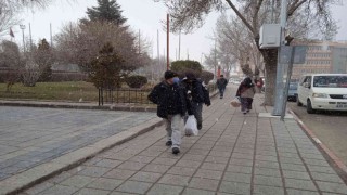 Afyonkarahisarda kar yağışı