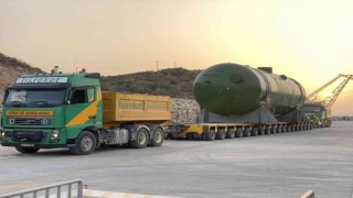 Akkuyunun buhar jeneratörü, reaktör ve kor tutucuları Türk firmasınca taşınıyor