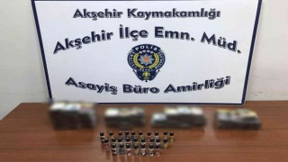 Akşehirde bakkal hırsızları tutuklandı
