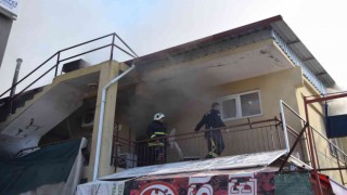 Antalyada korkutan ev yangını