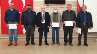 Aşılı Fıstık Çamı Fidan Üretimi Projesine katılanlar sertifikalandırıldı