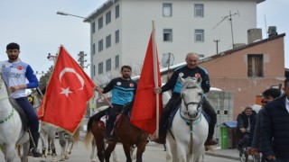 Aşkalede kar üstünde cirit nefes kesti