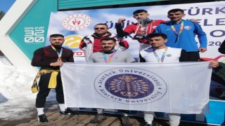 Atatürk Üniversitesi kürsüden inmedi: tam 26 madalya
