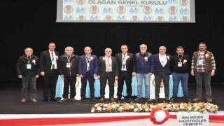 Balıkesir Gazeteciler Cemiyeti Olağan Genel Kurulu tek liste ile yapıldı