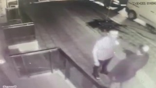 Bar önündeki silahlı kavga kamerada