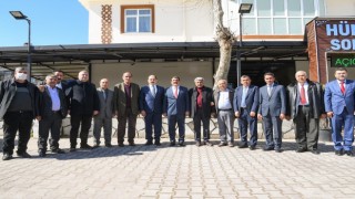 Başkan Gürkan, nakliyeciler sitesini ziyaret etti