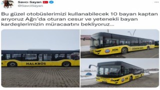 Başkan Sayan: “10 kadın kaptan arıyoruz”