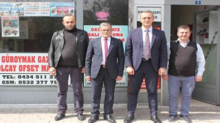 BİK Müdürü Uluçamlıbelden Kaymakam Cankaloğluna ziyaret