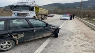 Bilecikte zincirleme trafik kazası: 2 yaralı