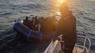 Bodrumda 35 düzensiz göçmen kurtarıldı
