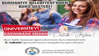 Burhaniye de Üniversite bursları hesaplara yattı