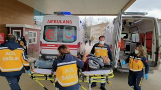 Bursada üçüncü kattan düşen işçi ağır yaralandı
