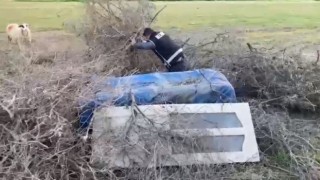 Çalı çırpının altından tarihi eser çıktı