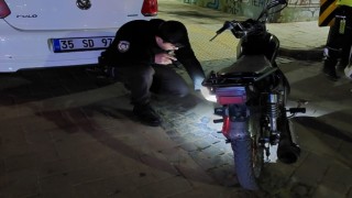 Çalınan motosiklet, gece kartalları tarafından bulundu