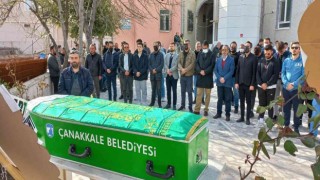 Çanakkalede denizde boğulan genç için cenaze töreni düzenlendi