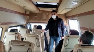 Çayırlıda servis araçları denetlendi