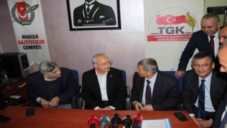 CHP Genel Başkanı Kılıçdaroğlu Manisa Gazeteciler Cemiyetini ziyaret etti