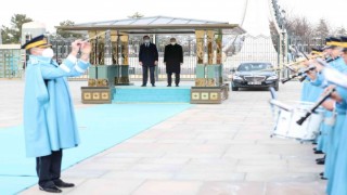 Cumhurbaşkanı Erdoğan, Hollanda Başbakanı Rutteyi resmi törenle karşıladı