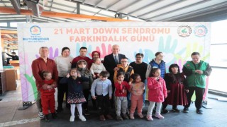 Denizlide özel çocuklar için kutlama programı düzenlendi