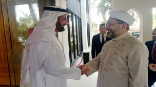 Diyanet İşleri Başkanı Erbaş, Suudi Arabistan Hac ve Umre Bakanı Rabia ile görüştü