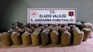 Elazığda 215 kilogram kaçak tütün ele geçirildi