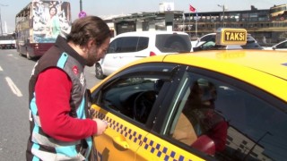 Eminönünden ticari taksilere ceza yağdı