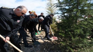 Eskişehir OSBde fidanlar toprakla buluştu