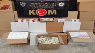 Gaziantepte kaçak makaron operasyonu