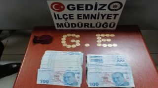 Gedizde sahte altın ele geçirildi