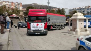 İdlibe 4 tır yardım malzemesi Yozgattan yola çıktı