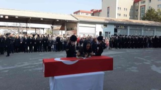 Kalbine yenilen astsubayın naaşı törenle memleketine gönderildi