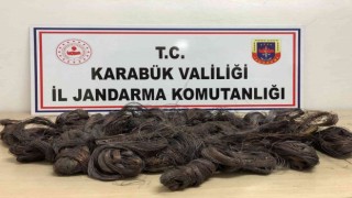 Karabükte köylere dadanan kablo ve bakır hırsızları tutuklandı